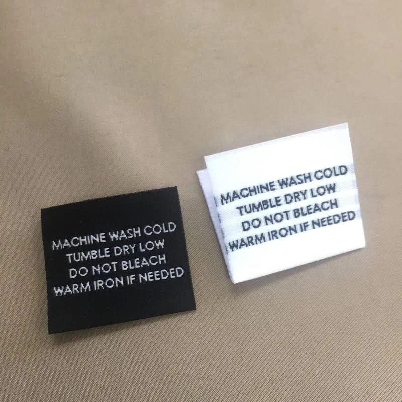 Machine Wash COLD Garment Care Label