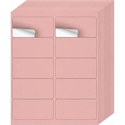 YIKIADA Pink Printable Address L…