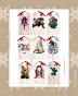 Printable ANIME-style Christmas gift tags