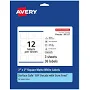 Avery Durable Removable Square Labels