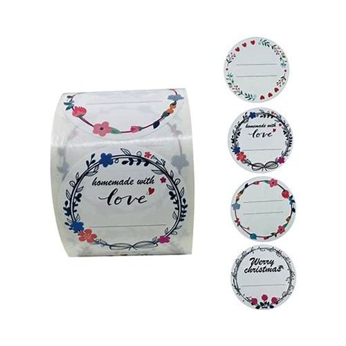 Self-Adhesive Labels 5cm Round …