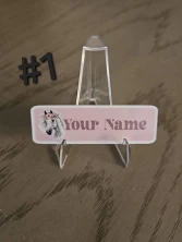 Custom Name Stickers - 2.25 inch - 20ct Dishwasher Safe