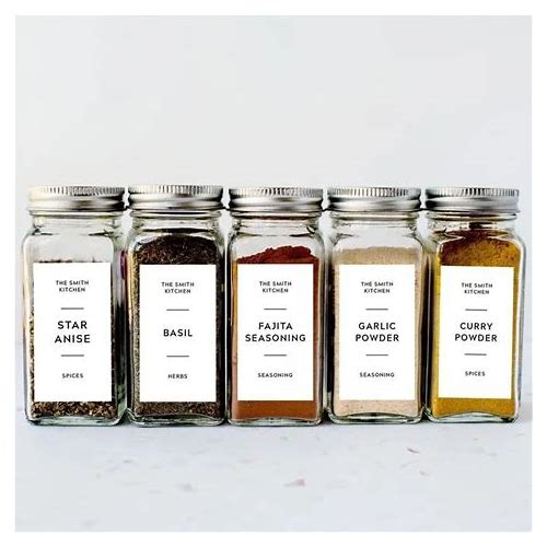 Custom Printable Herb Spice And …