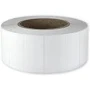 Polypropylene self-adhesive labels 50x25 mm durable white glossy plastic for thermal transfer, 2400 labels per roll
