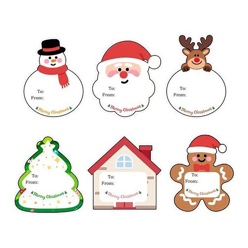 120Pcs Christmas Gift Tags Stick…