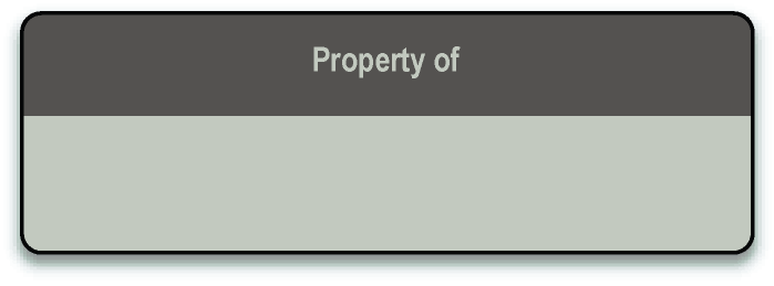 Aluminum Foil Asset Tags