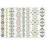 3 Sheets PVC Waterproof Decorative Stickers Self Adhesive Decals DIY Furniture Decoration Floral
