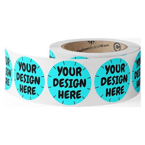50+ Custom Circle Sticker Labels…