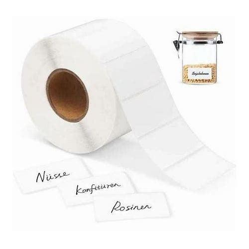 1000 White Self-Adhesive Labels, …