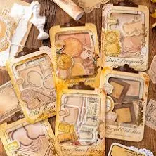 Stamprints Vintage Coffee Imprint Seal Kraft Paper Stickers for Coffee Packaging