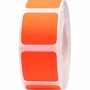 Fluorescent Red Rectangle Stickers