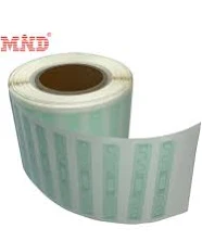 Rfid Tags Sticker Ml9508 Uhf 100*15mm With Cut Line Ucode 8 Wet Iabel