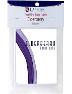 Elderberry Fruit wine Labels 30/Pack Fruit Labels Collection