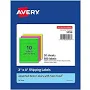 Avery Neon Shipping Labels 5956