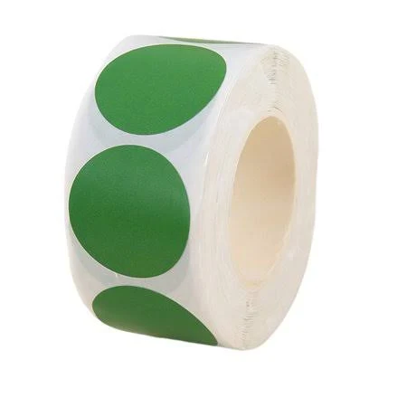 Selrti 500 Pcs 1 inch Colored Dot Stickers Round Color Coding Labels Waterproof Polka Circle Dot Stickers for Office Student Classroom