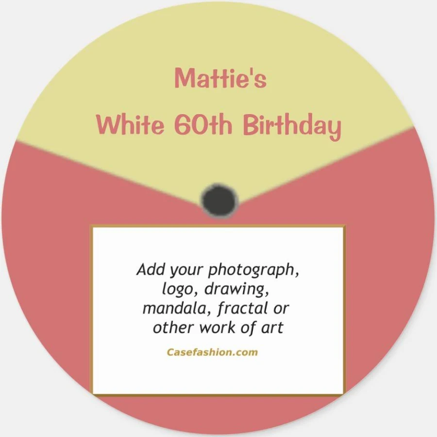 Custom Record Label Sticker V2