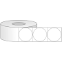 3" Circle Labels Thermal Transfer