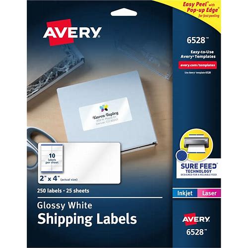 Avery Shipping Labels, Sure Fee…