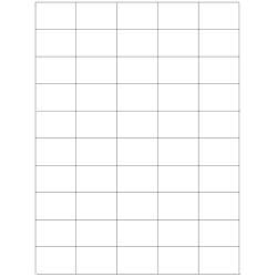 Blank Barcode Labels - 1" X 2 5/8" (3000 qty)