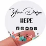 Personalized Clear Stickers Labels, Round Custom Stickers with Text or Logo, Custom Labels for Packaging, Office, Parties