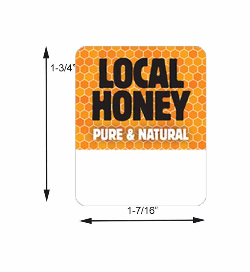 Brother Bear Semi-Gloss Custom Honey Jar Labels | Betterbee