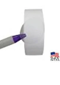 Clear Circle Dot Labels, 1 inch Round, 500 Stickers On A Roll