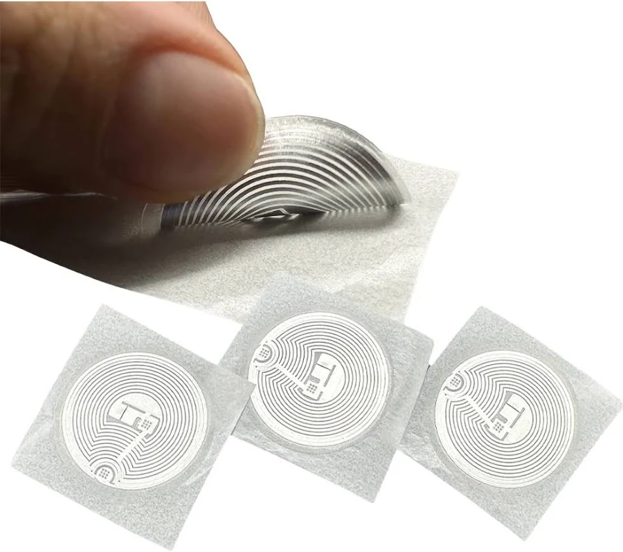 10/50pcs RFID Smart Tag 14443A Classic 1K EV1 S50 Wet Inlay Sticker F08 1024Bytes Label RFID Tags