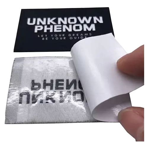 Custom Logo Clothing Self Adhesi…