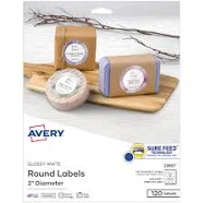 Avery 22807 Round Labels