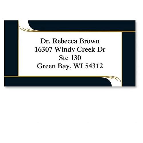 Personalized Self-Stick Onyx Bord…