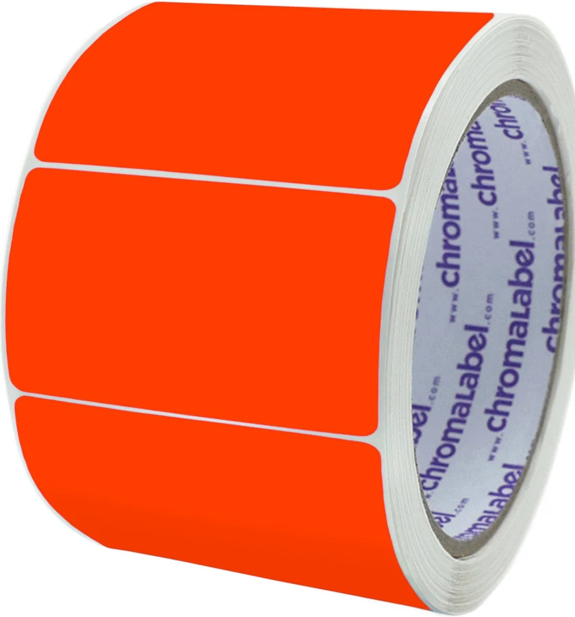 3" x 2" Color-Code Rectangle Labels
