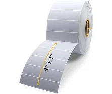 CIG D14020dt-Perf D1 Non-Top Coated Direct Thermal Blank White Label Roll. Label