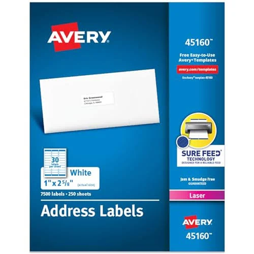 Avery Address Labels 45160
