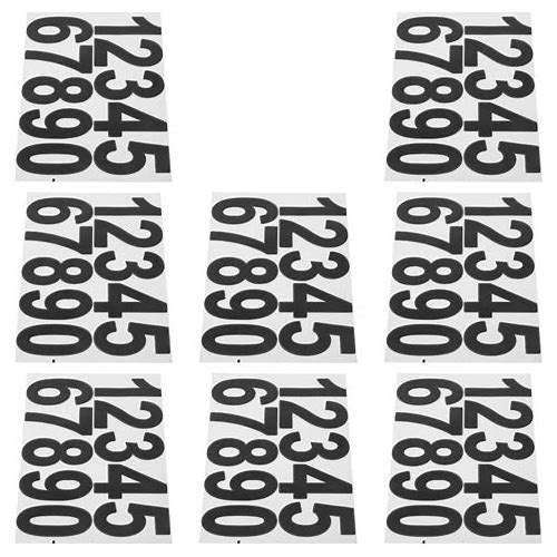 8 Sheets Adhesive Number Sticke…