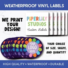 Custom Logo Stickers: Waterproof Vinyl Labels for Businesses