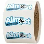 Sample - Custom 3" x 3" Die Cut Roll Labels