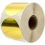 2" Metallic Gold Color Coding Stickers