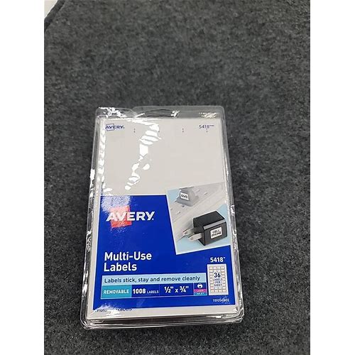 4Pk Avery Self-Adhesive Remova…