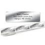 Silver Foil Standard Rolled Address Labels