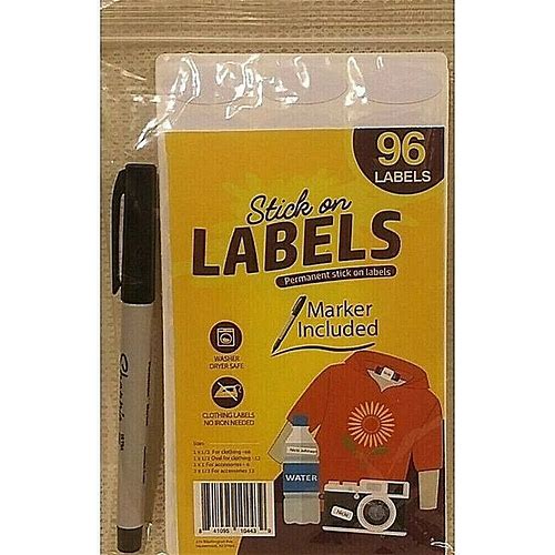 Clothing Labels Self-Stick No-Iron …