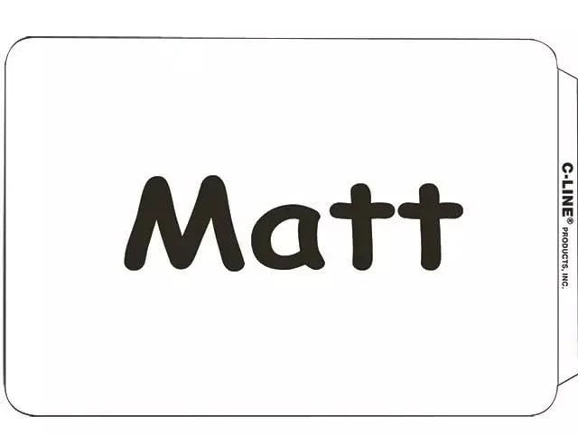 C-Line Self-Adhesive Name Badges