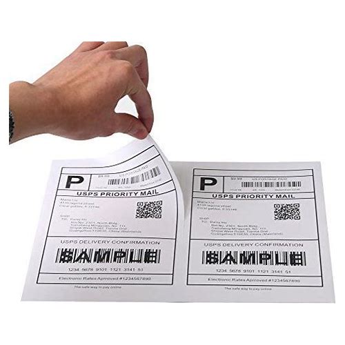 [100 Sheets 200 Labels] Half She…