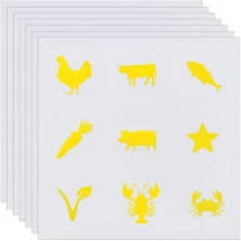 PVC Plastic Self-Adhesive Stickers for Party Decorative Presents