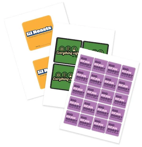 Custom Square Sheet Labels