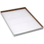 NEVS Laser Sheet Labels 3" x 8" White, LL-8-3