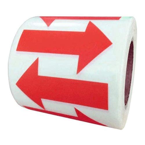 Red Arrow Stickers Labels, 2"1.25…