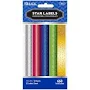 BAZIC Assorted Color Foil Star Label (660/Pack)