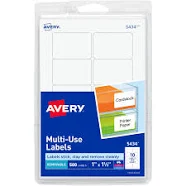 Avery Laser/Inkjet Multipurpose Labels 1" x 1-1/2