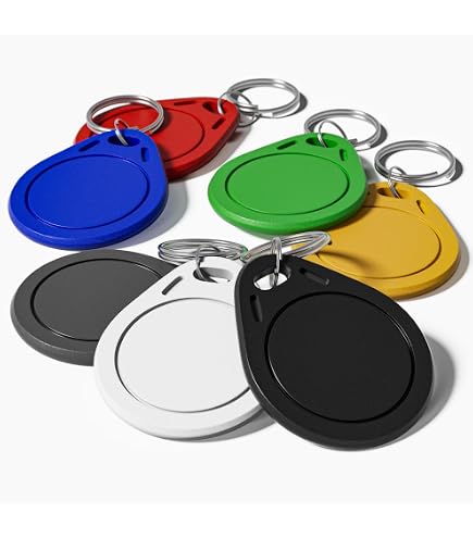 NFC Programming Catephe NFC Stickers & Cards - 20 Pack Rewritable NTAG215 Tags With Adhesive Backing, 504 Bytes Memory Rfid Sticker