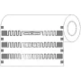 500pcs/lot 9640 Transparent inlay ISO 18000-6C UHF tag RFID EPC Gen2 Adhesive Tag inlay RFID Sticker